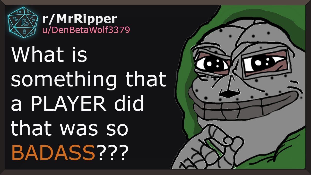 Dm's, What is something that a player did that was so badass??? #1