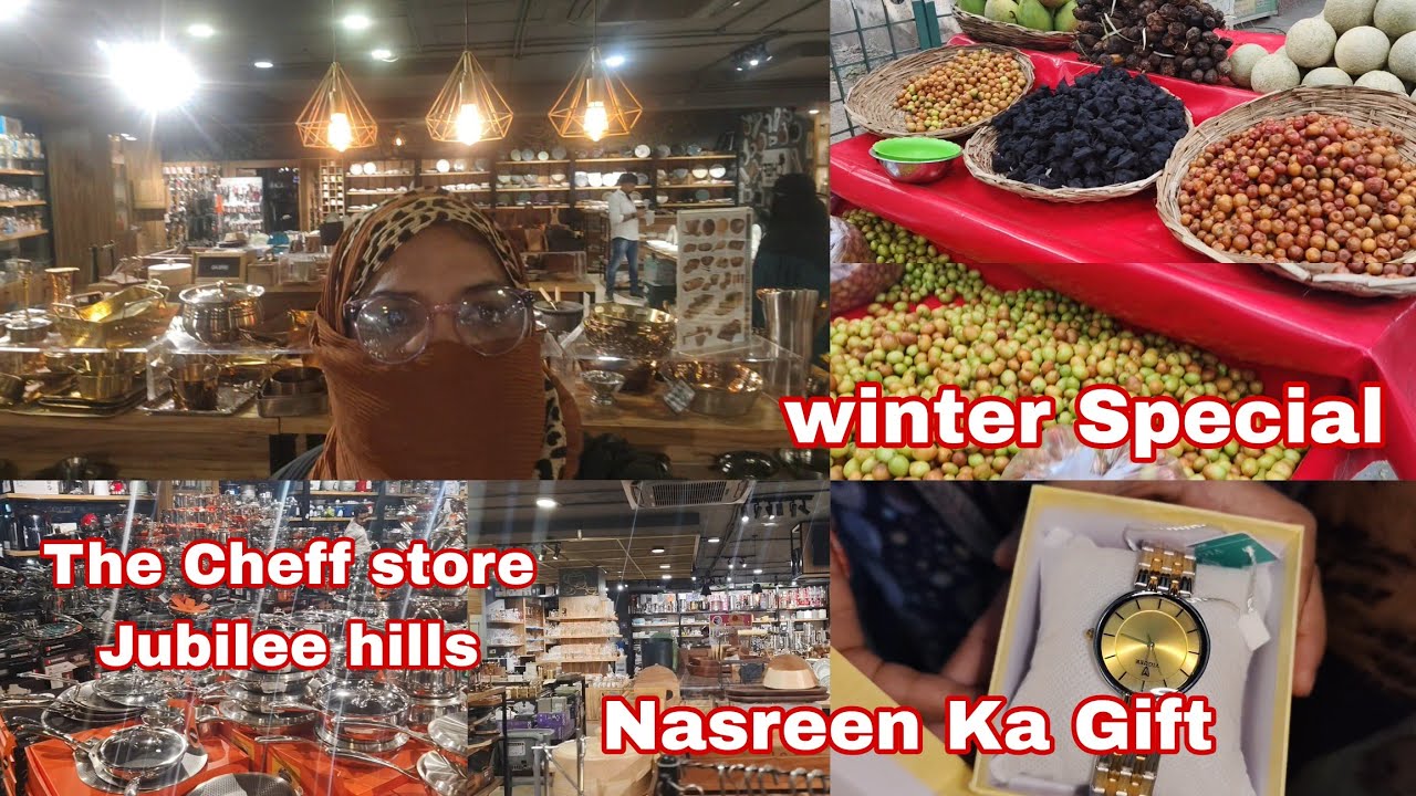 Hyderabadi Mom Winter ❄️ Special ll Nasreen ka Gift 🎁 ll the cheff store At Jubilee hills #vlog 