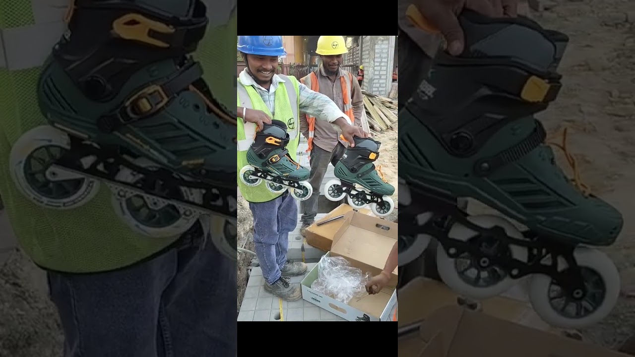 Skates 3 wheels unbox 