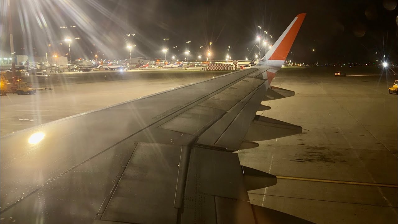 Аэрофлот • Airbus A321-211 • RA-73721 • Ночная посадка в Москве