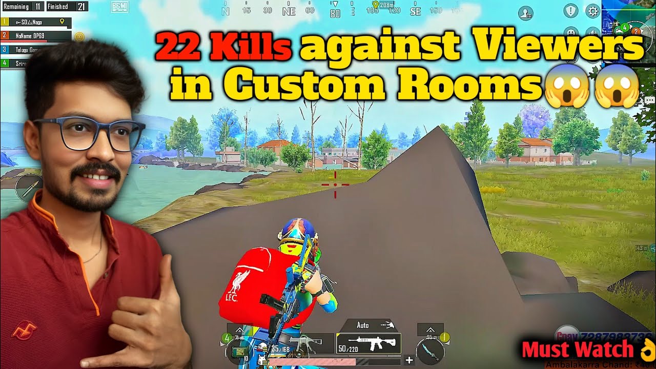 Custom Rooms lo 22 Kills Endira Mawa🥵 ft. @TeluguGamer @shoutoutYT