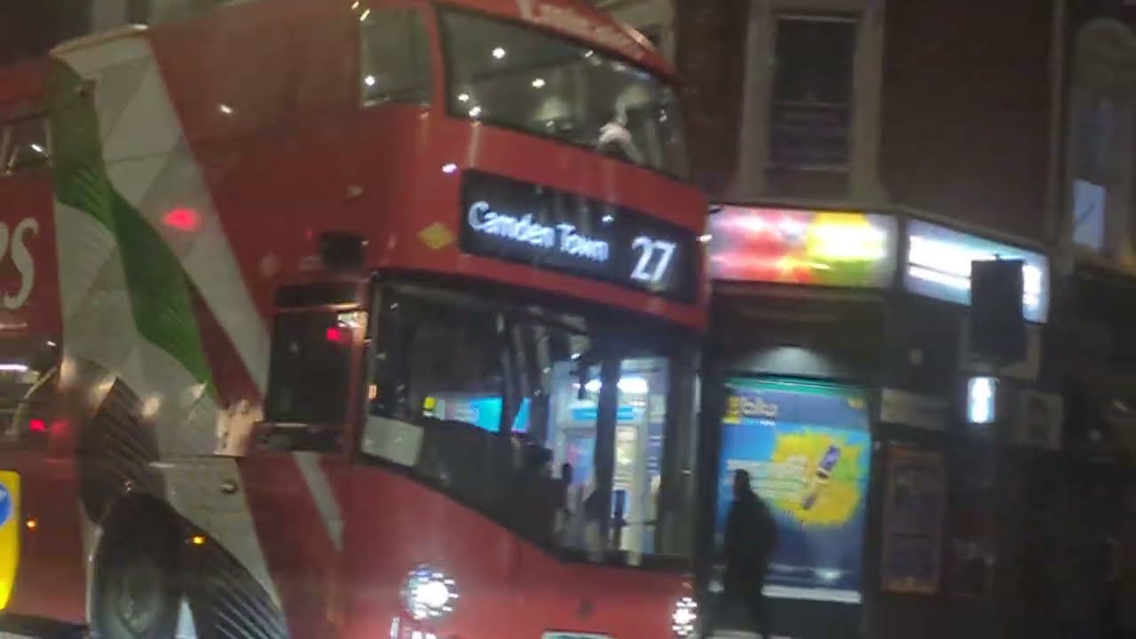 Here is the 27 bus in Hammersmith with the Emirates livery 