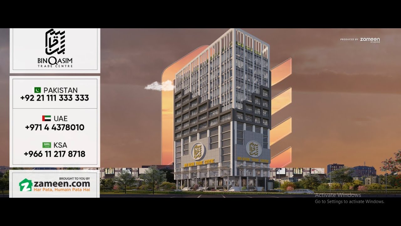 Bin Qasim Trade Center construction update March 2024