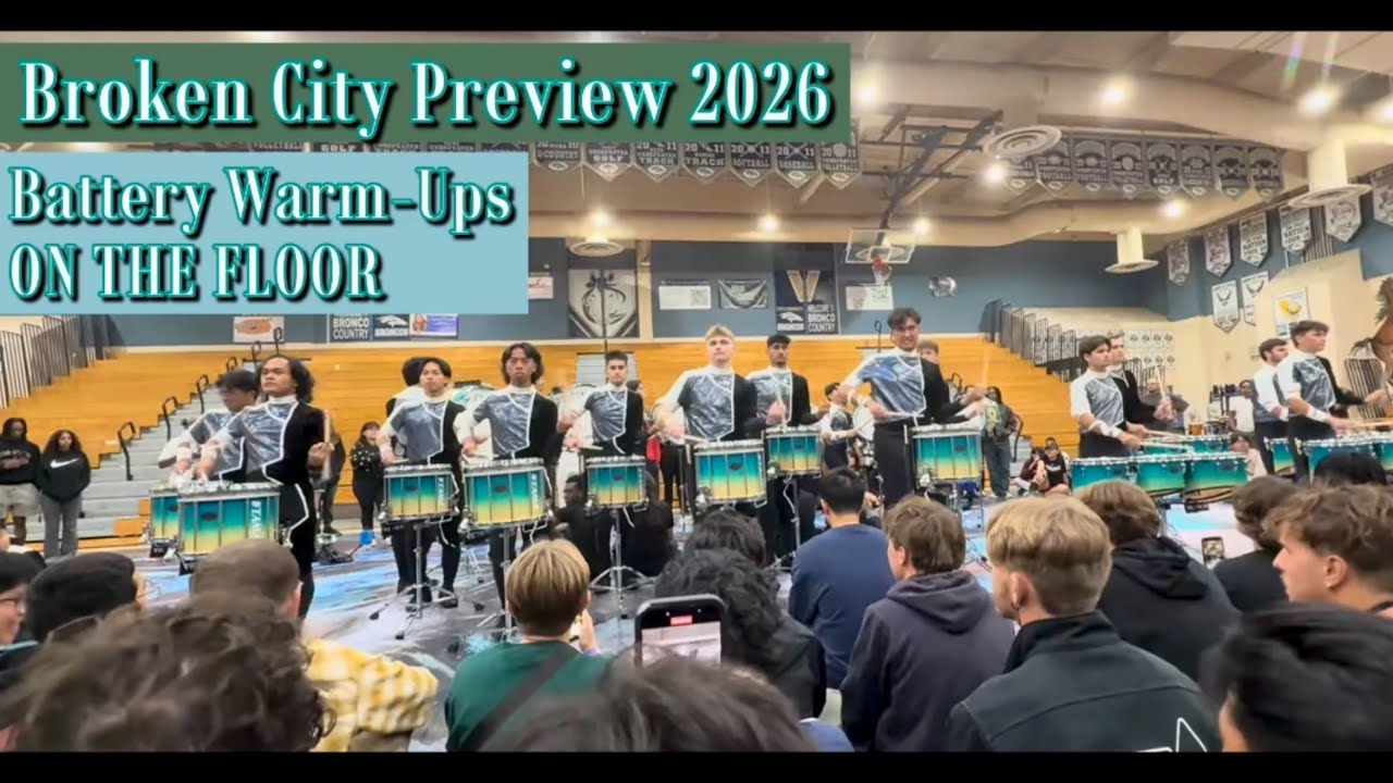 ON THE FLOOR - Broken City Percussion 2026 Encore Warm-Ups