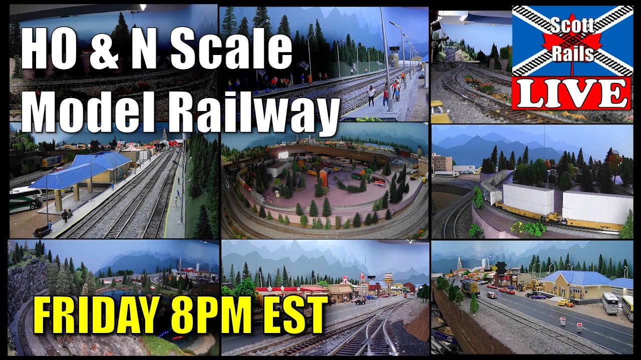 Scott Rails Live - Friday Night 8pm - Running Trains - Chat n Chill