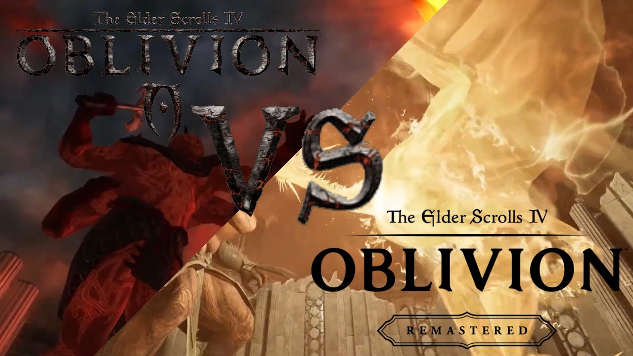 Elder Scrolls Oblivion Remastered VS Original Ending