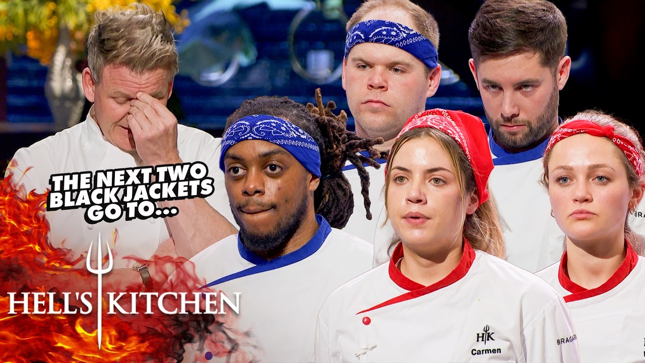 Chef Ramsay Awards Two More Black Jackets & The Final Three Face Off | Hell's Kitchen