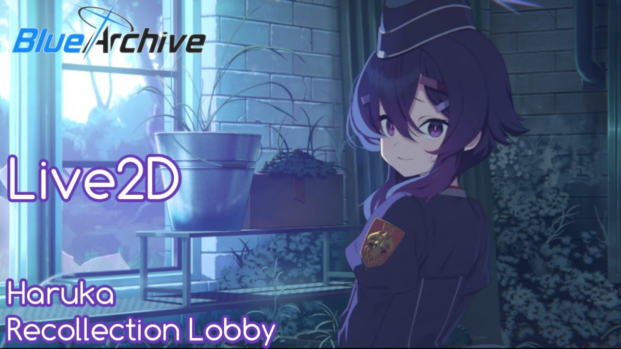 Haruka Recollection Lobby (Live2D) | Blue Archive (GB)