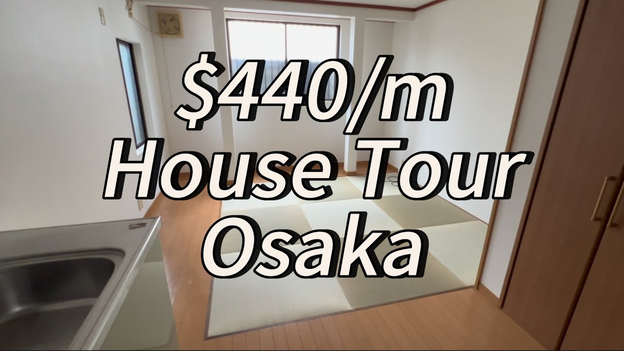 $440/m Japanese House Tour | Osaka