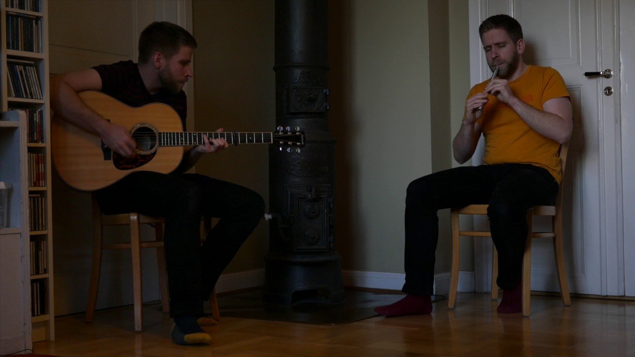 The Baltimore Salute (reel) on tin whistle and guitar