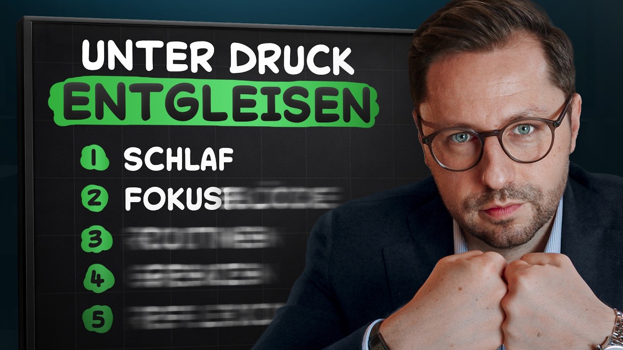 5 Routinen, die verhindern, dass du unter Druck entgleist