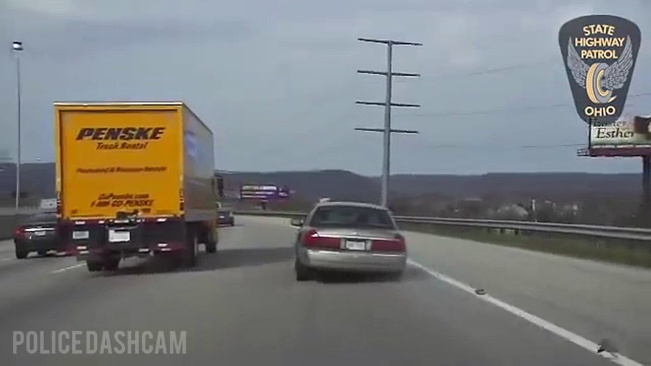 OSHP Police Chase Ends in Crash (Dashcam)
