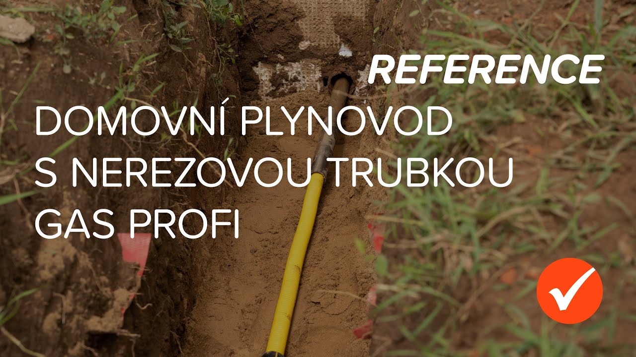Případová studie – domovní plynovod s trubkou MERABELL GAS PROFI