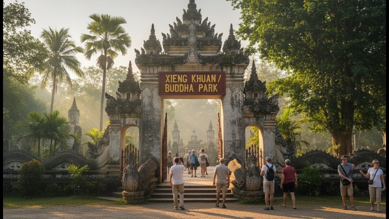 เชียงควน (Buddha Park) เมืองต้องสาปแห่งลาว | สวนพระลี้ลับที่ซ่อนความหมายแห่งชีวิตและความตาย