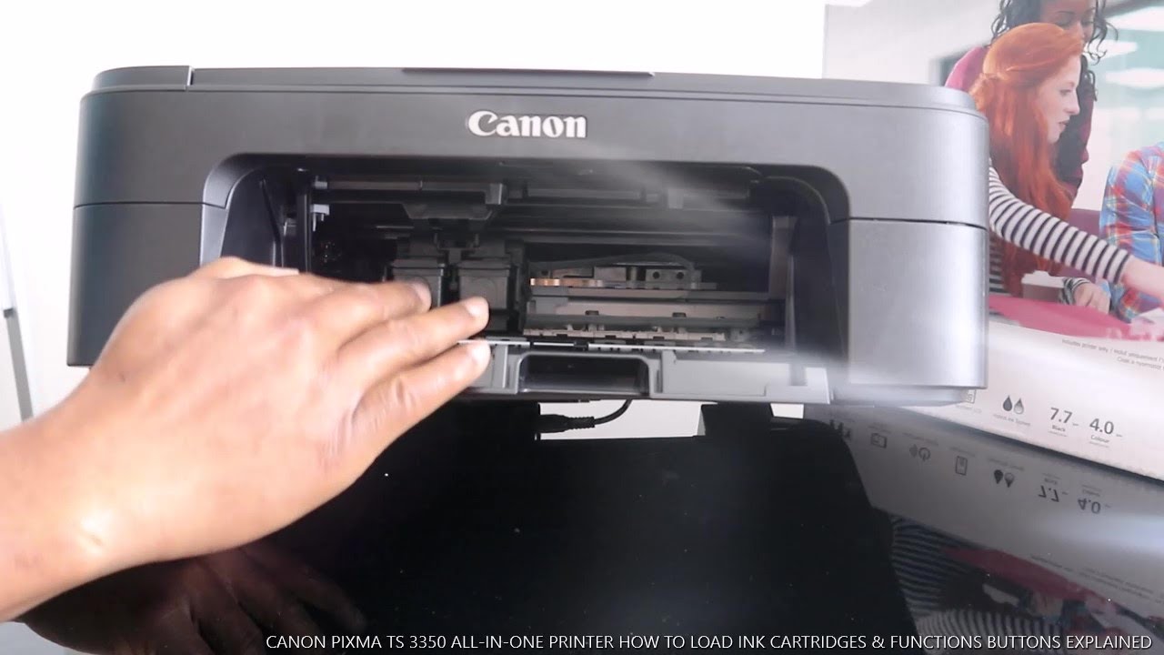 МФУ CANON PIXMA TS 3350: КАК ЗАГРУЗИТЬ КАРТРИДЖИ И ОБЪЯСНЕНИЕ ФУНКЦИЙ КНОПОК