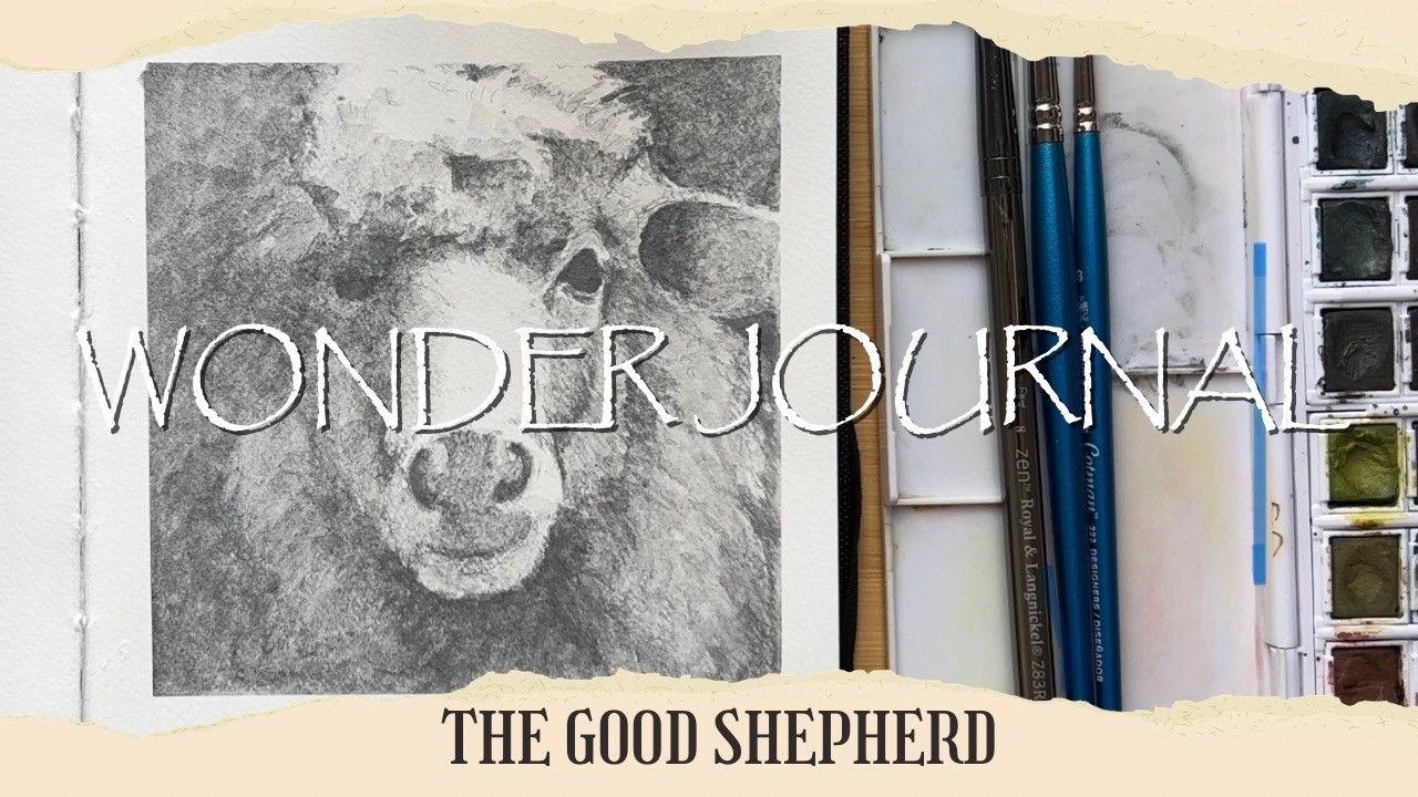 Illustrating the Word | The Good Shepherd | Derwent Graphitint