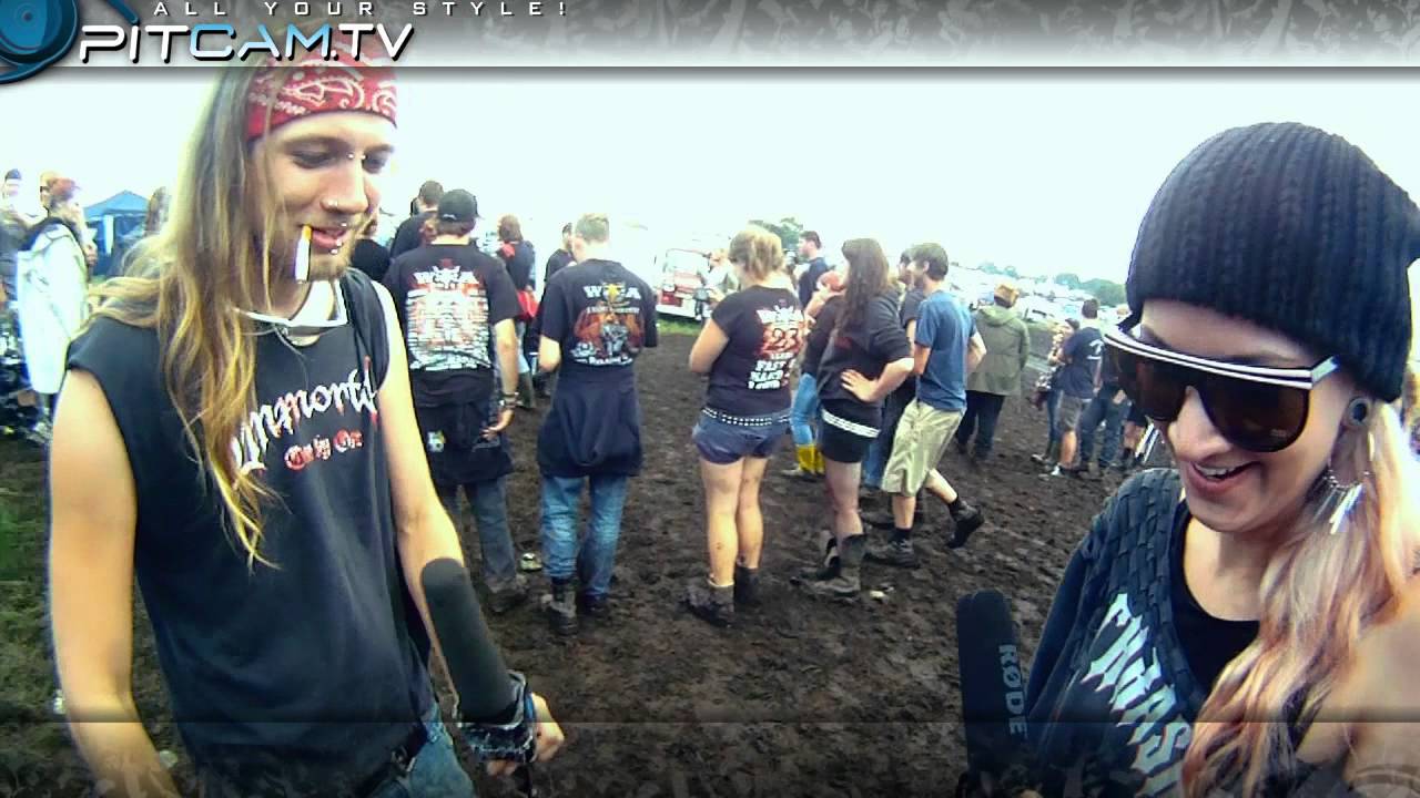 Axel und Nic machen Blödsinn auf dem Wacken 2012
