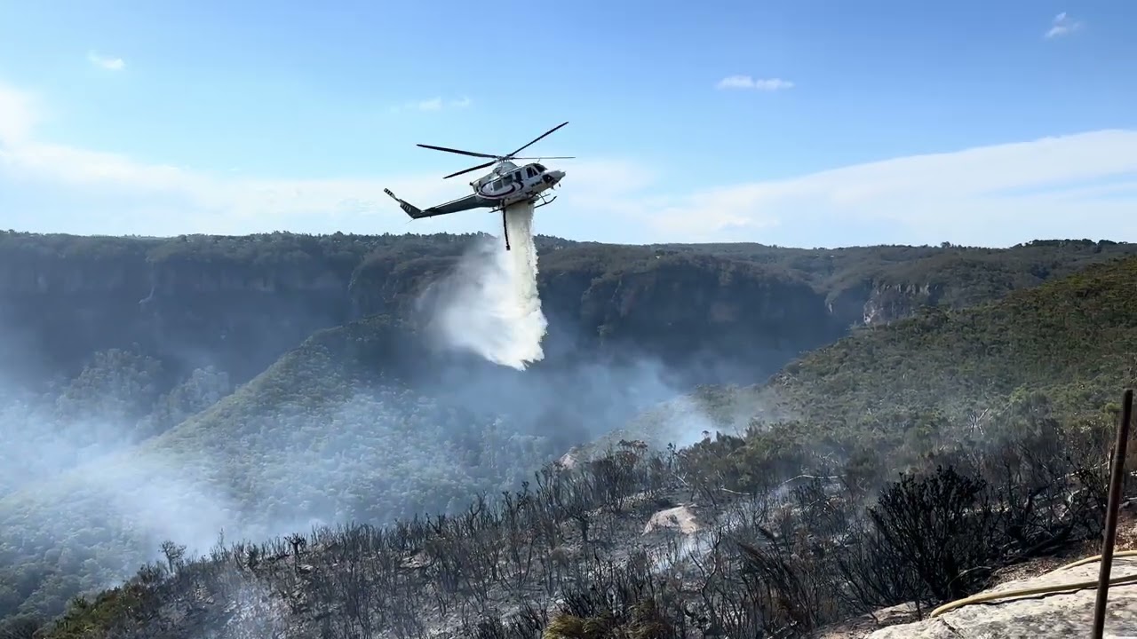 Lincoln Rock Fire - Landscape Raw Footage