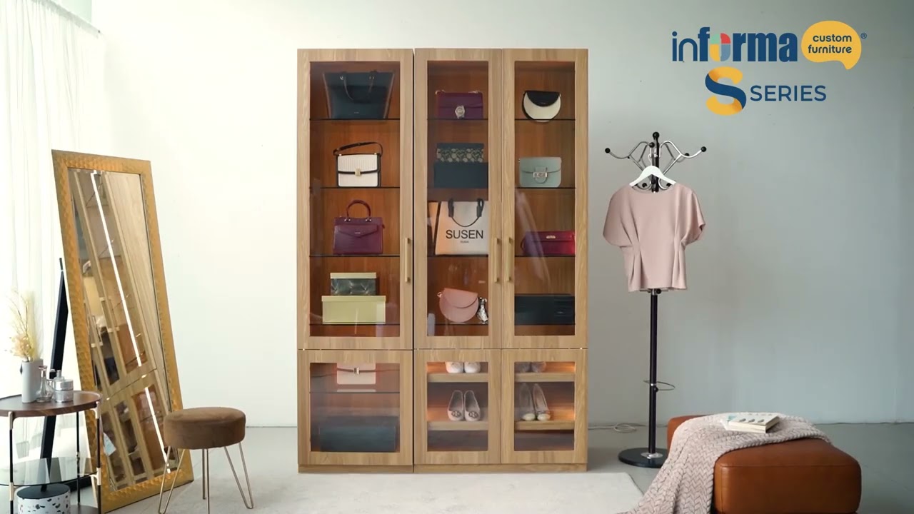 Lemari Display Estetik | Informa Custom Furniture Solo Paragon Mall