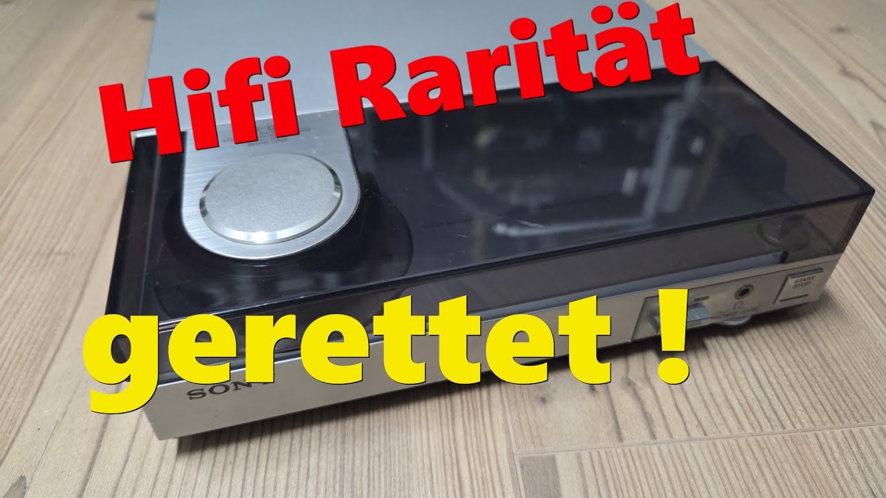 Sony Hifi Rarität  in der Reparaturwerkstatt, keine Funktion und kein Ton, PS-Q7A wieder repariert !