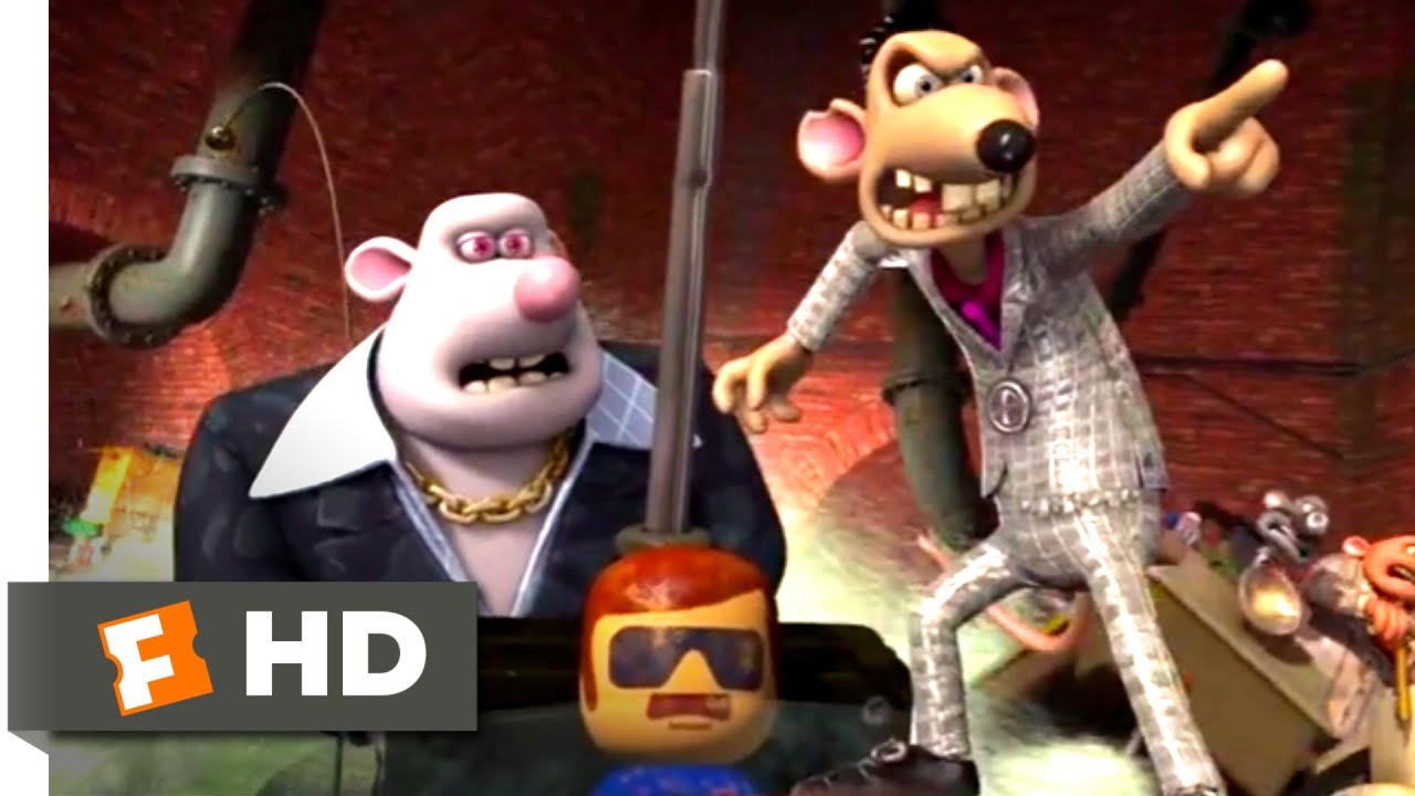 Flushed Away (2006 - Rat-Mobile Chase Scene (7/10) | Movieclips