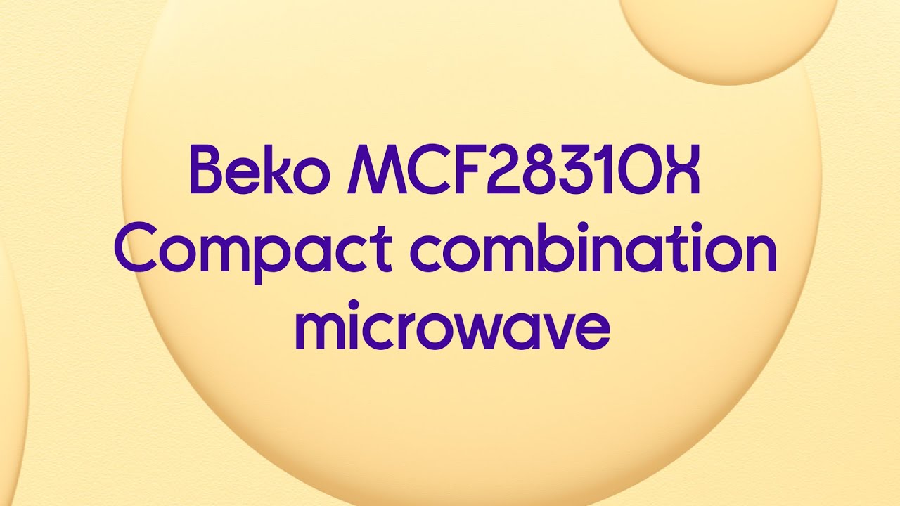 Beko MCF28310X Compact Combination Microwave – Stainless Steel - Product Overview