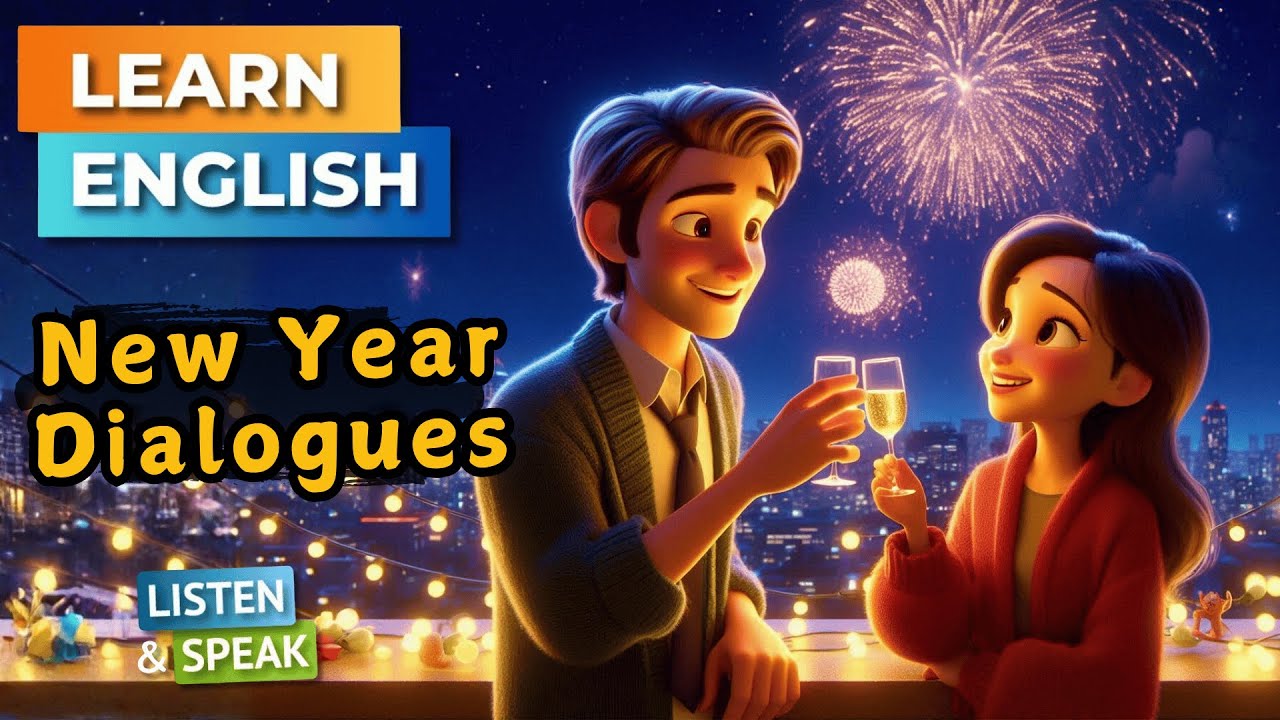 Easy New Year English Conversations |  English Listening Skills - Speaking Skills