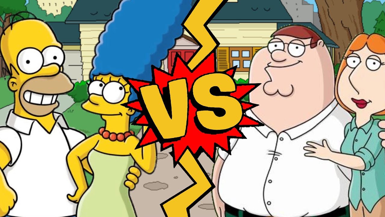 M.U.G.E.N Battles | Homer/Marge vs Peter/Lois | The Simpsons vs Family Guy