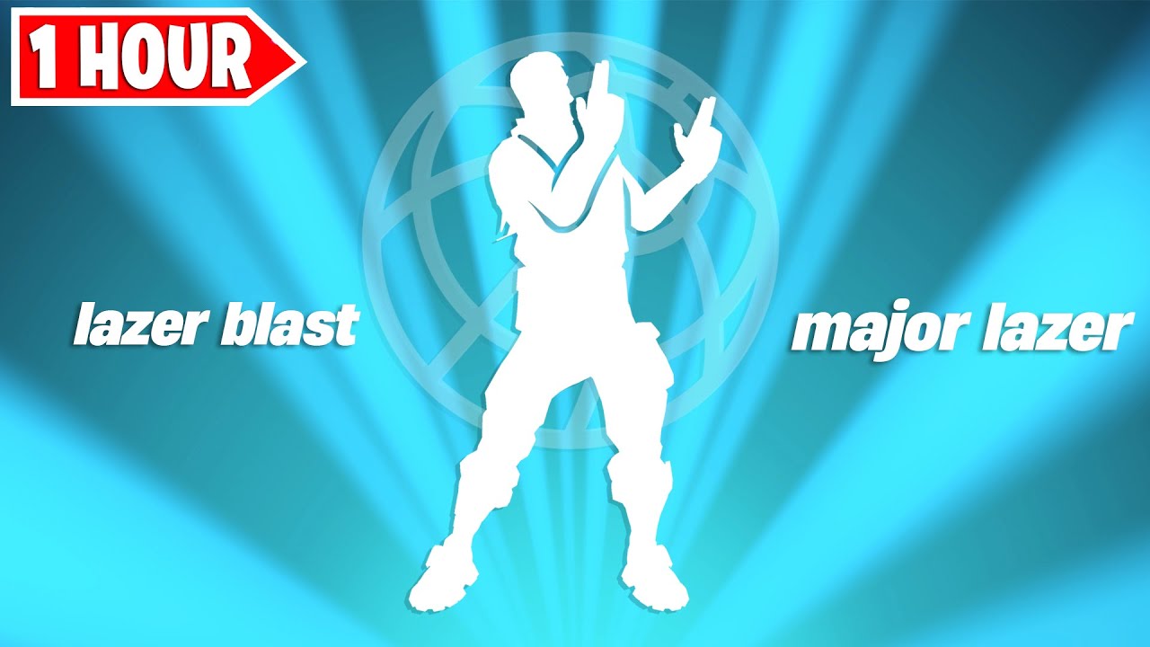 Fortnite Lazer Blast Emote 1 Hour! (Major Lazer - Lazer Blast)