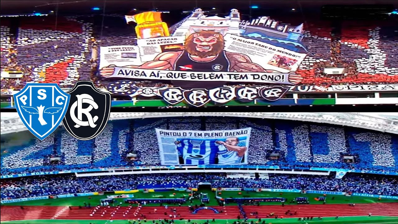Paysandu x Remo | Torcidas dão show no primeiro Re-Pa de 2024