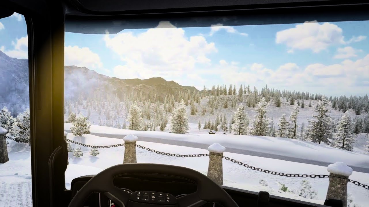Winter Drive | Winterland to Helsinki | Calm & Scenic | No Commentary | ETS2