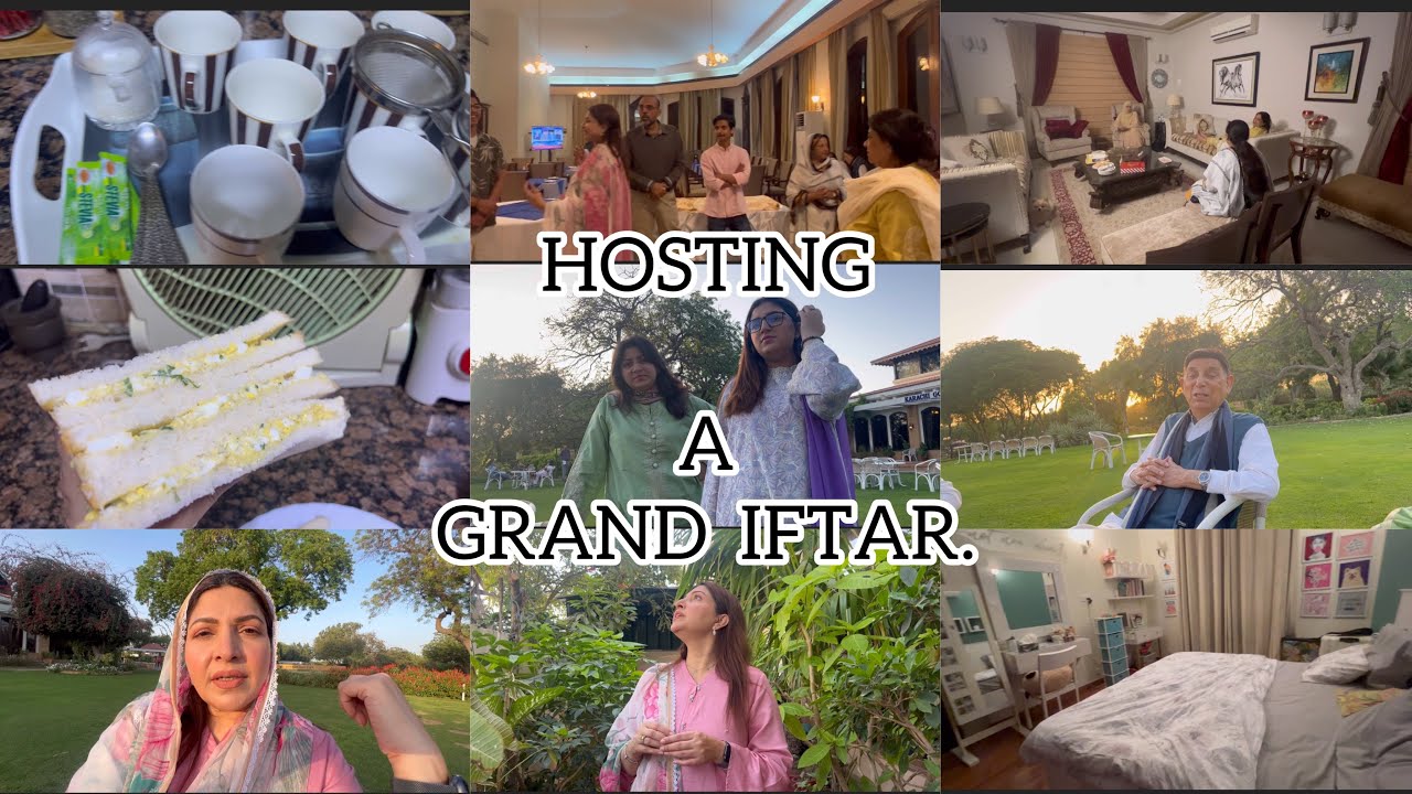 HOSTING AN  IFTAR PARTY 🎉🍱.