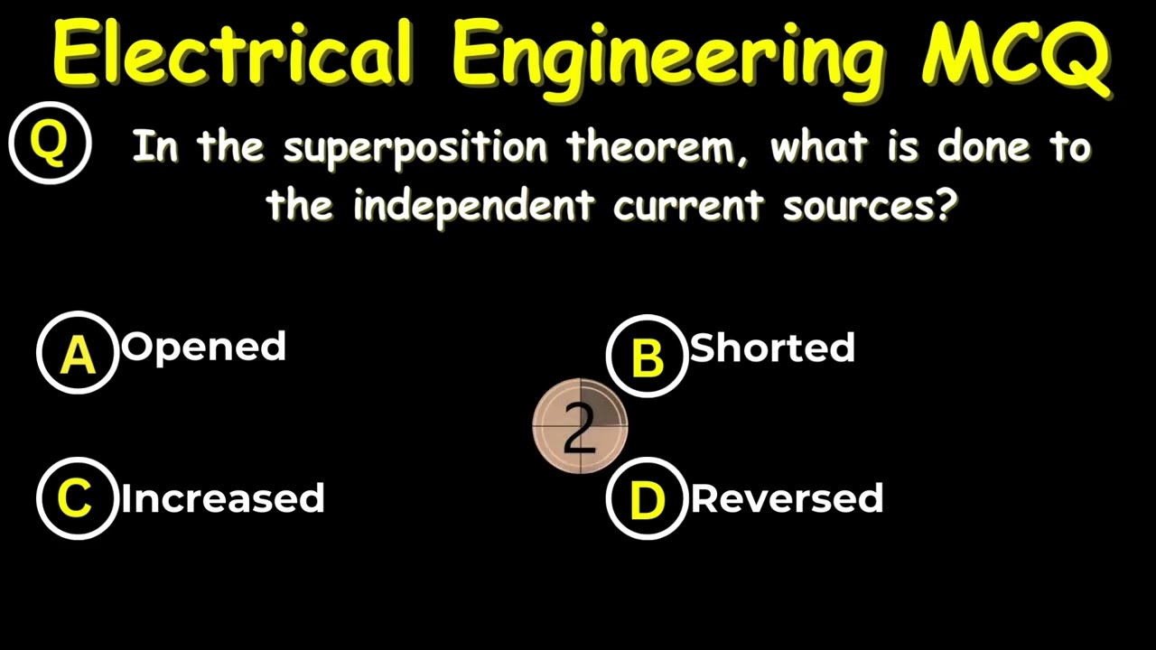 Network Theorems MCQ | Electrical Engineering