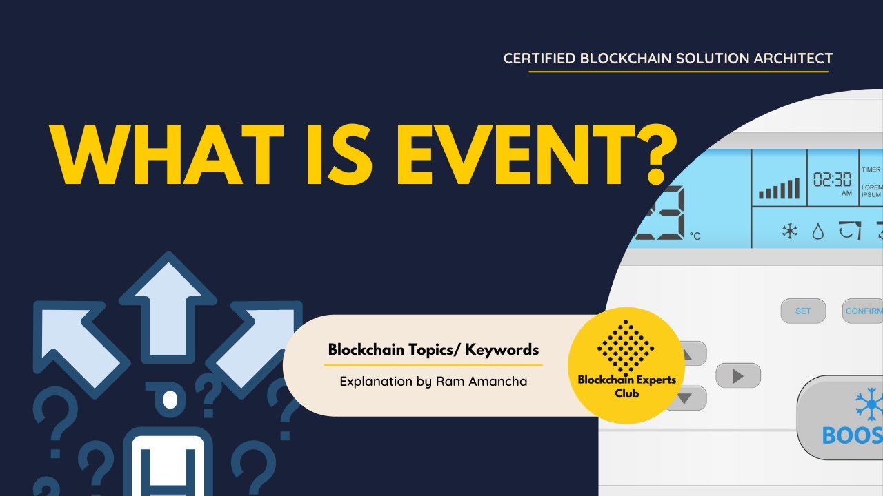What is event in Blockchain - Learning Blockchain