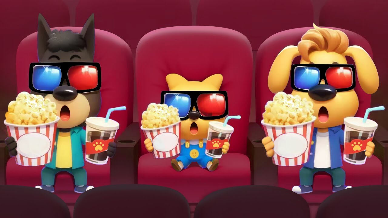 Dodo Va por Primera Vez al Cine 🎬 Dibujos Animados 🔍Sheriff Labrador en Español
