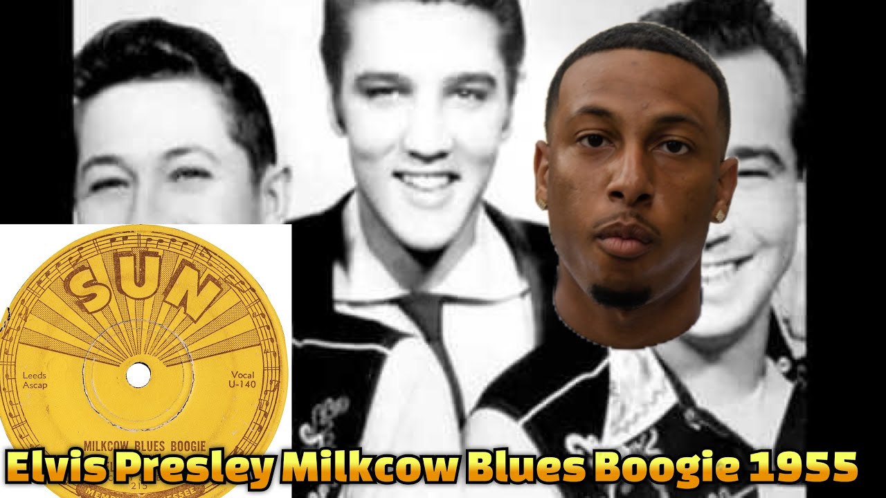 ELVIS PRESLEY THIS A LITTLE BIT DIFFERENT😌🎼  Elvis Presley Milkcow Blues Boogie 1955 REACTION 😌