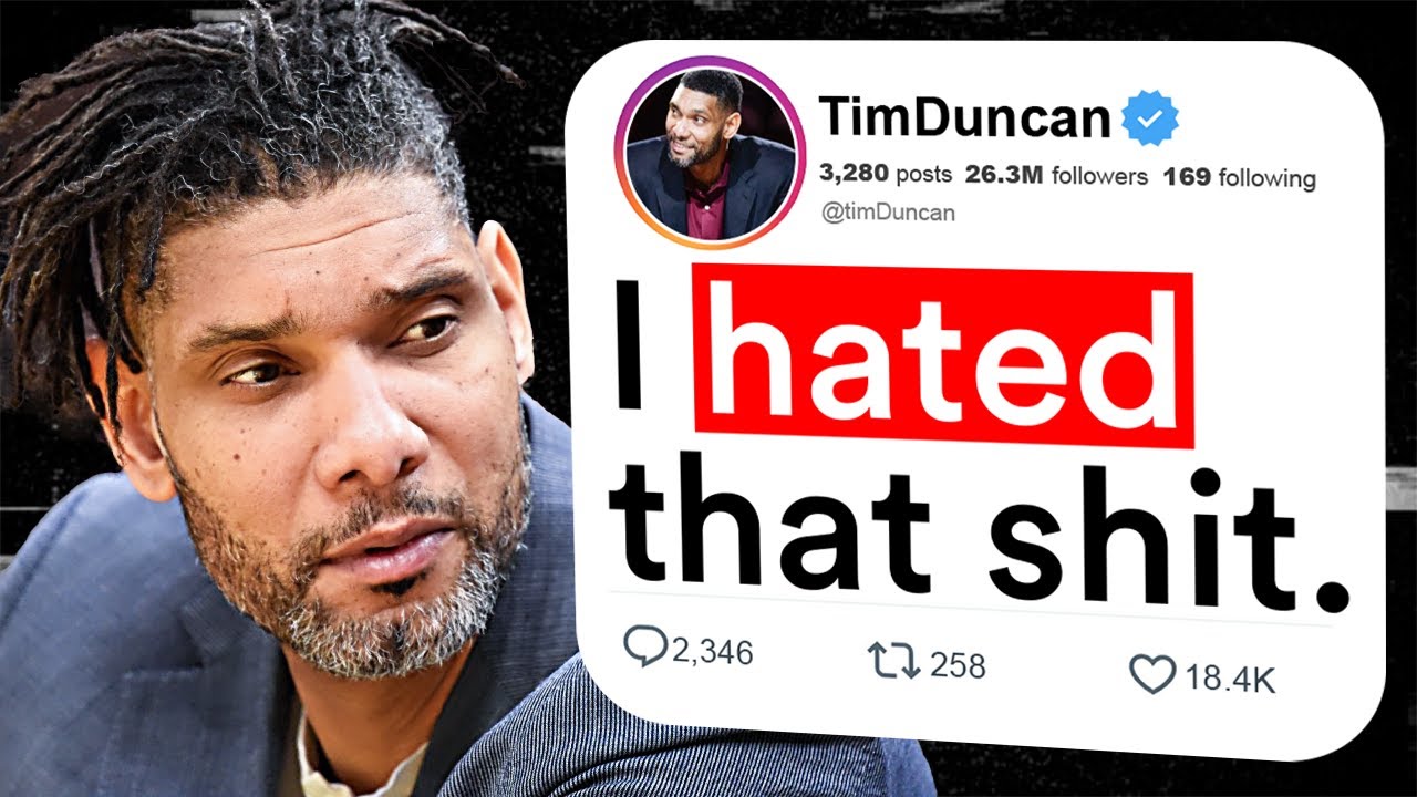 At 49, Tim Duncan Finally Names 5 Players He HATED Most!