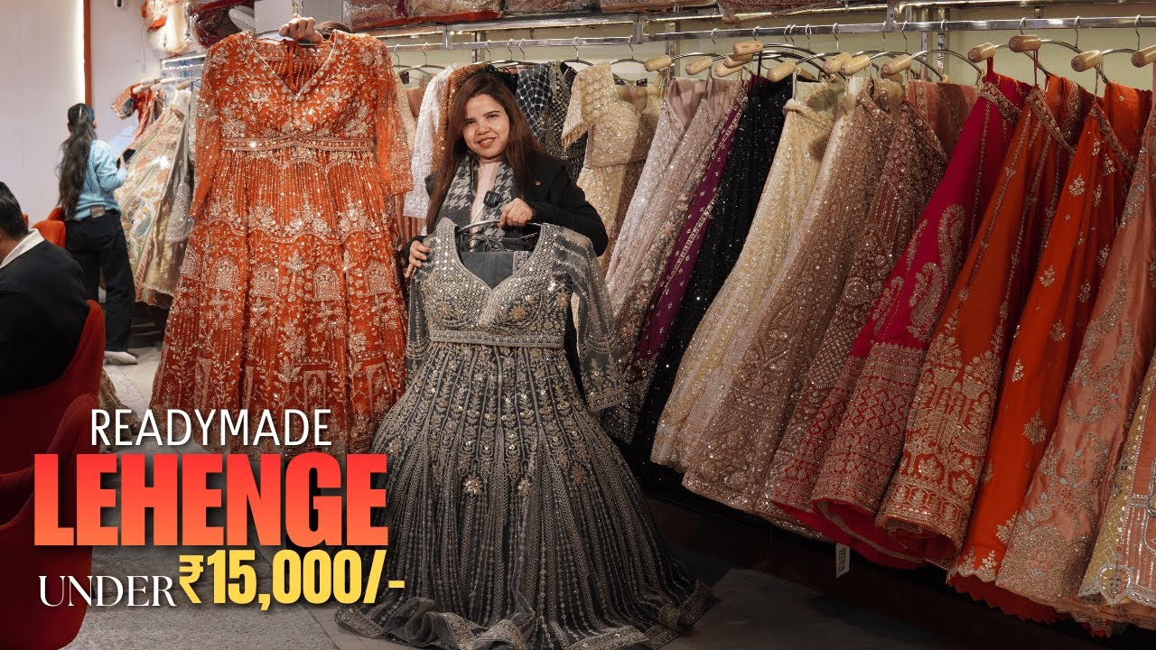 Readymade Lehenga Under ₹15,000/- | Chandni Chowk  | Anjali Silk Selection