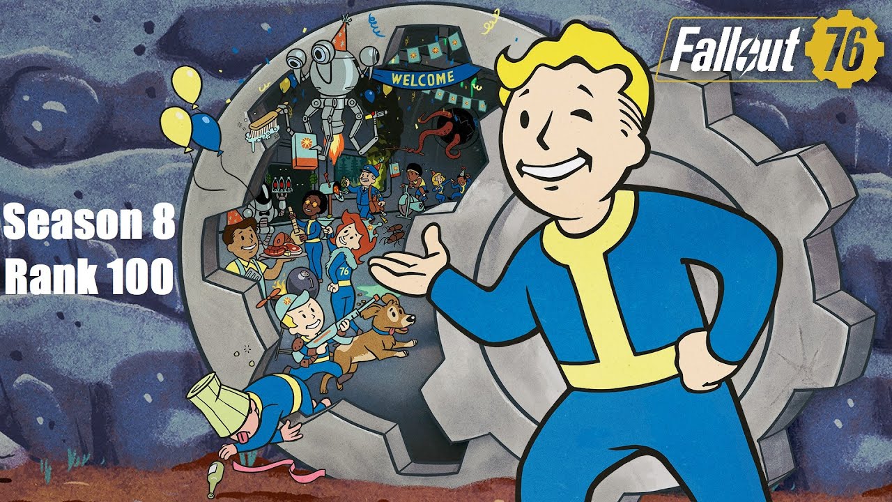 Fallout 76 - Season 8 - Rank 100 - Rewards & Review [4K 60FPS]