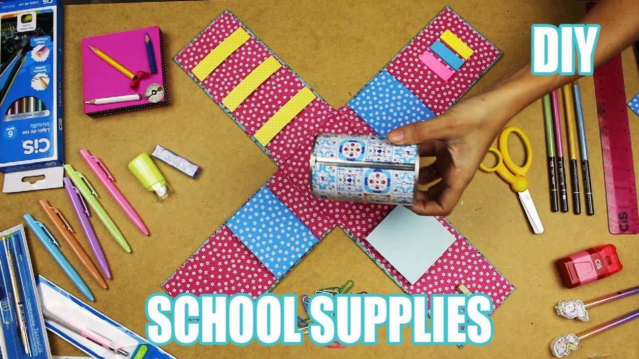 DIY VOLTA ÀS AULAS:  ORGANIZADORA DE MATERIAL ESCOLAR