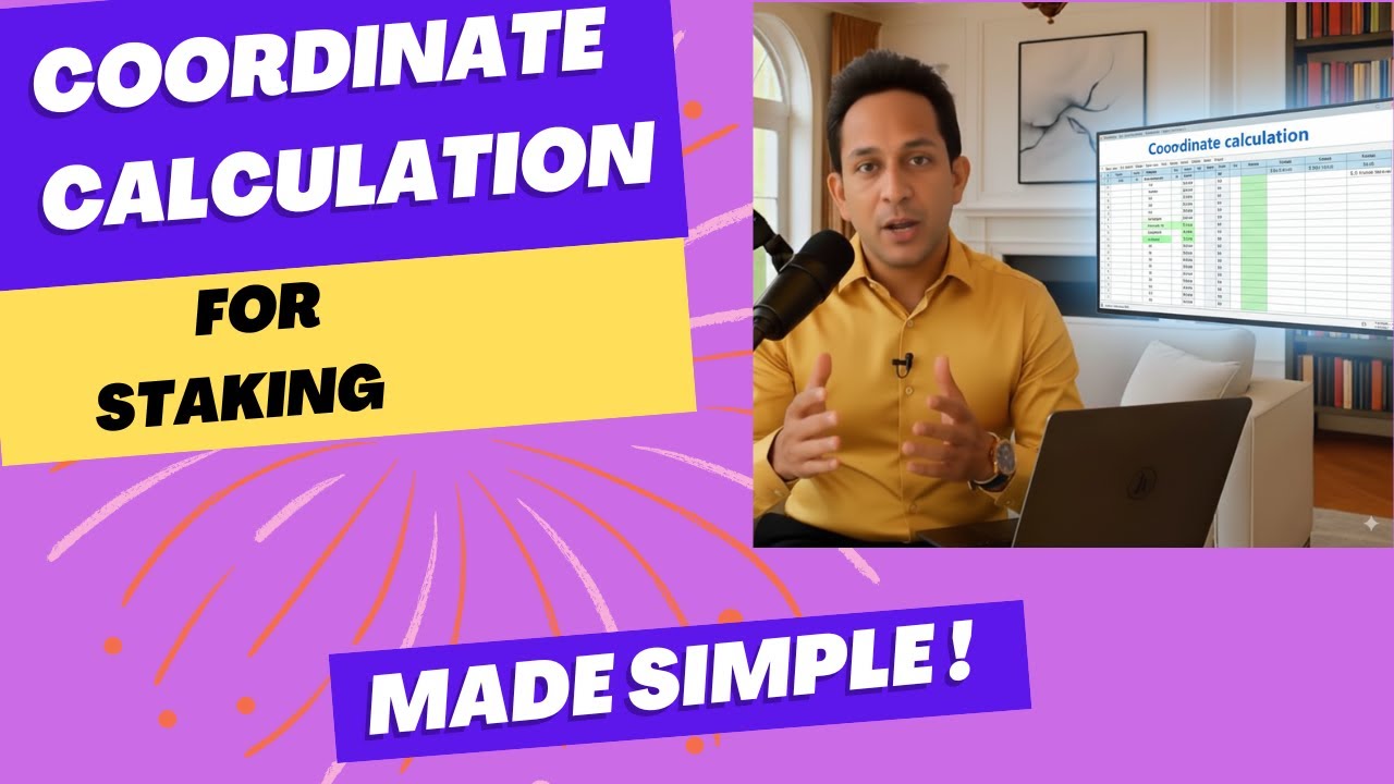 Coordinate Calculation For Staking | Distance Traversing | Athimuths | Bearings |Amharic | አማርኛ