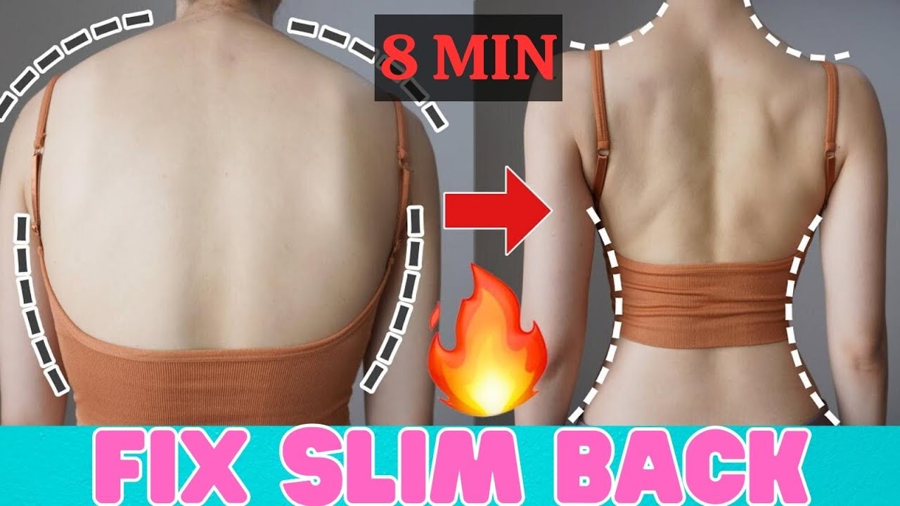 8minutes Fix Slim Beautiful Back And Posture At Home | Rolisa Fit 