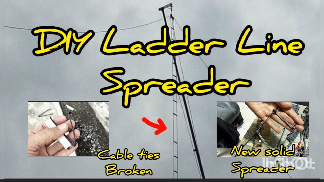 Homebrew New Spreader for Ladder Line for Multiband 10 - 80M Doublet Antenna