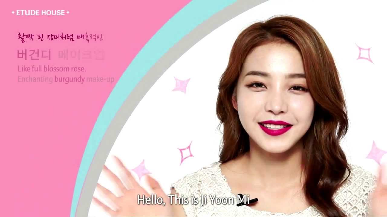 [ETUDE sweet caster] Jiyunmi good-looking's beauty secret! Romantic Rose Make-up ♥