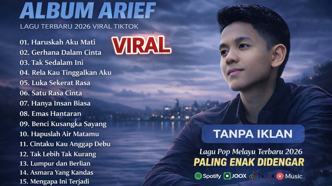 ARIEF PUTRA FULL ALBUM TERBAIK 2026 | TANPA IKLAN | LAGU MELAYU TERPOPULER #2