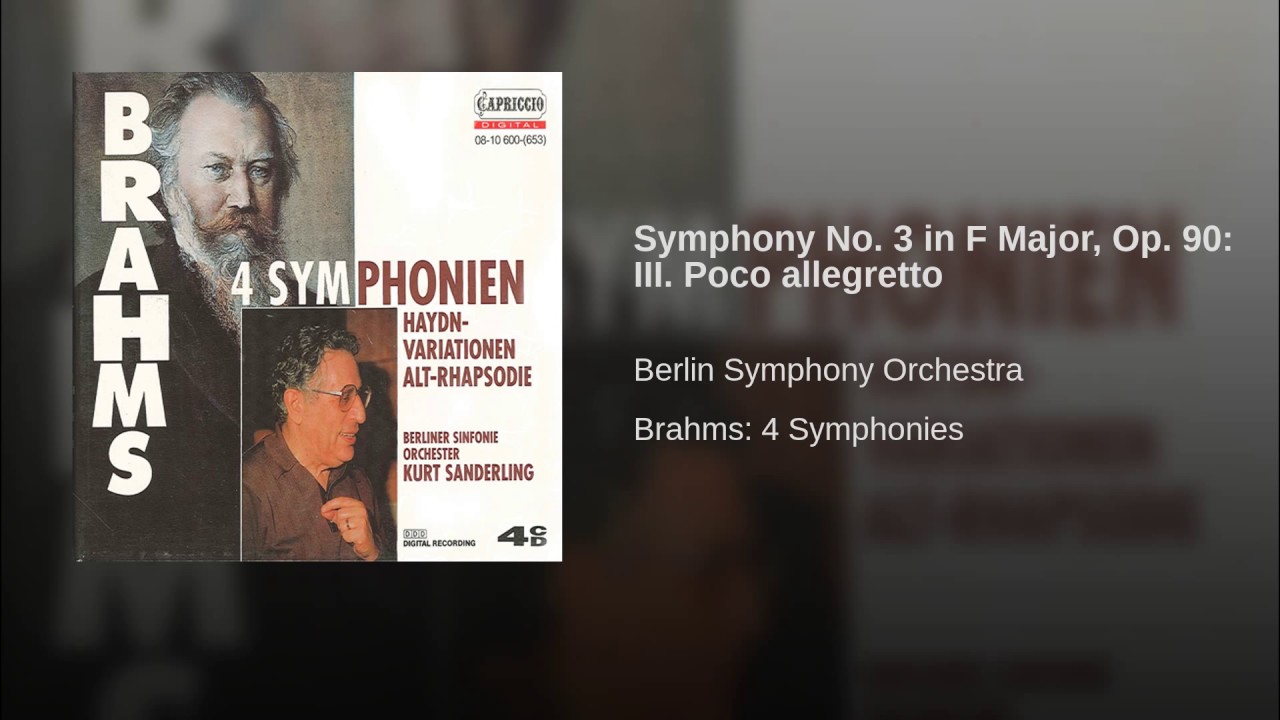 Symphony No. 3 in F Major, Op. 90: III. Poco allegretto