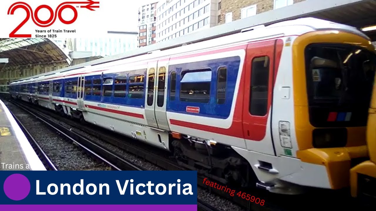 Trains at London Victoria (featuring 465908!!!!!) 27/09/2025