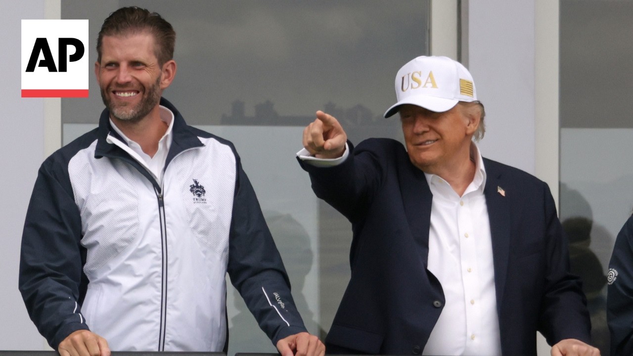 Trump's visit to his golf resort in Ireland brings attention to Doonbeg