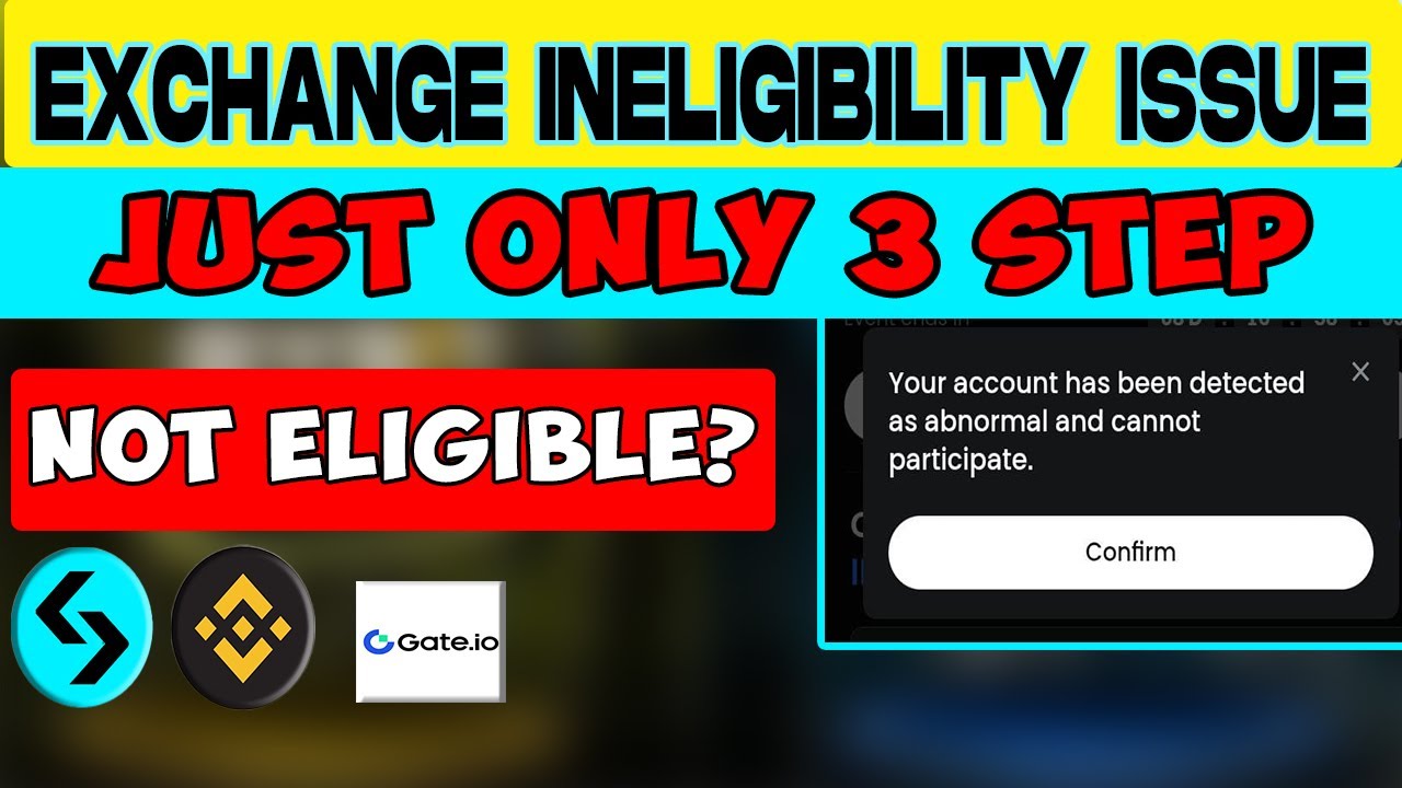 Bitget & Gate.io Candy Drop Ineligible Issue | Exchange Eligibility & Verification Problem Explained
