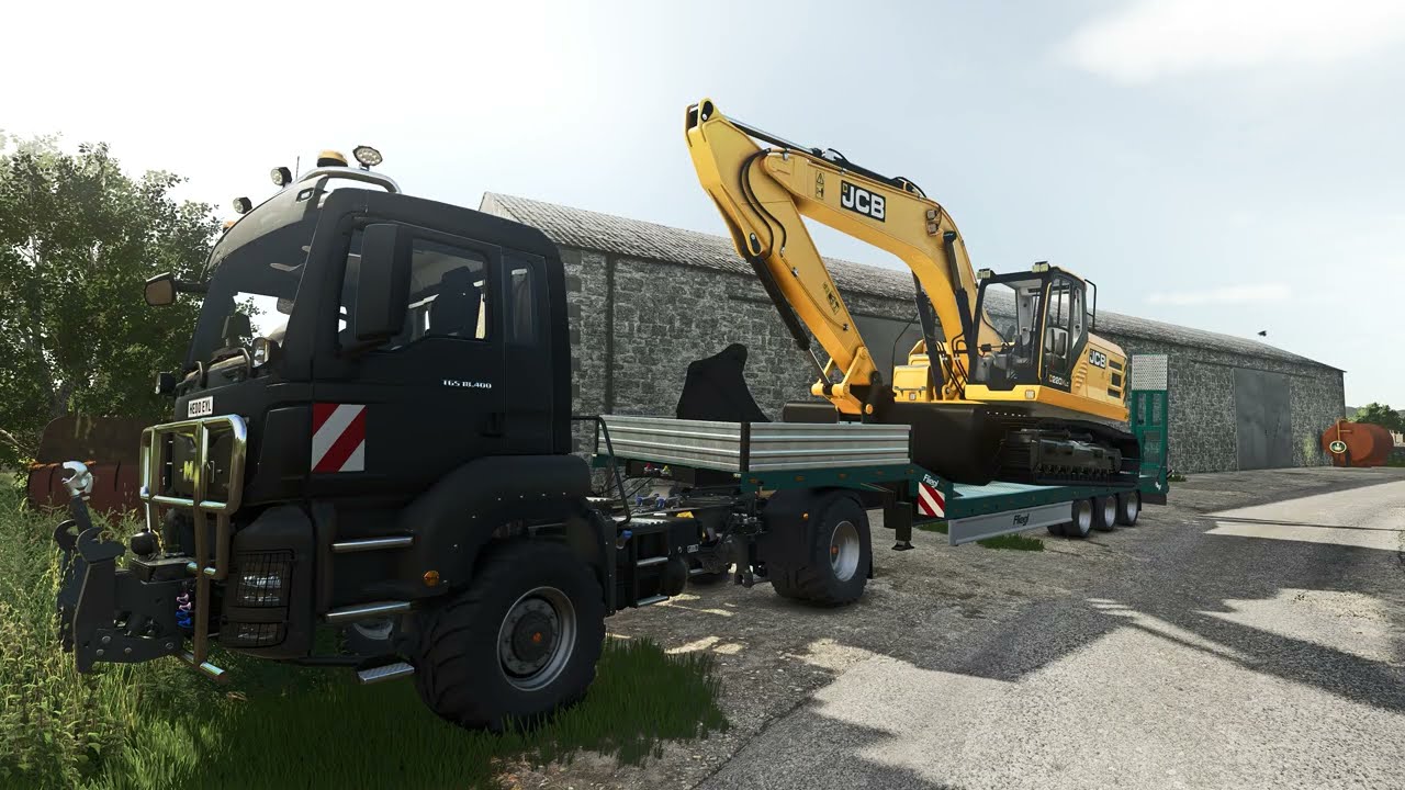 🚜[파밍시뮬레이터25,FS25] 농가로 크레인 운송